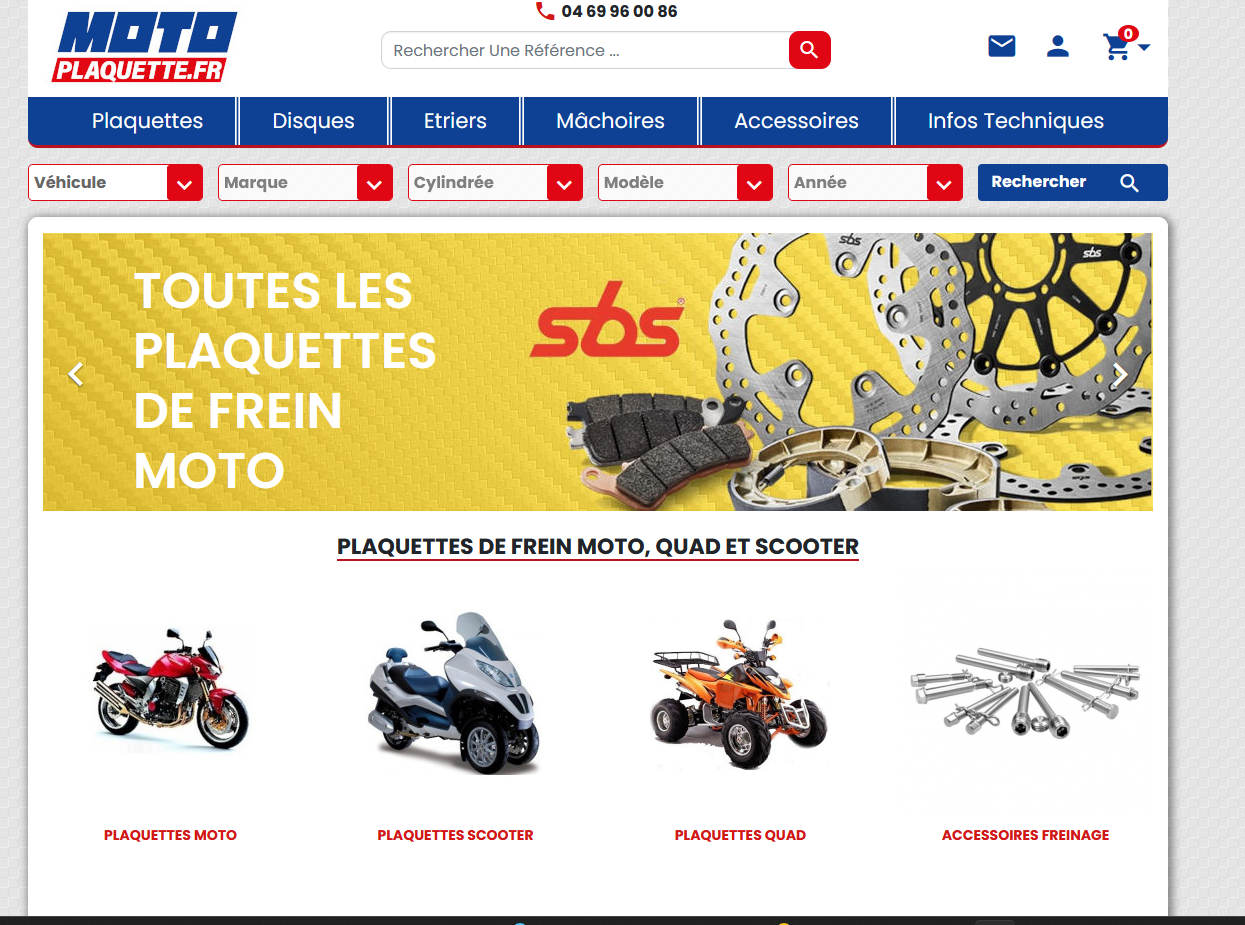 homepage motoplaquette.fr